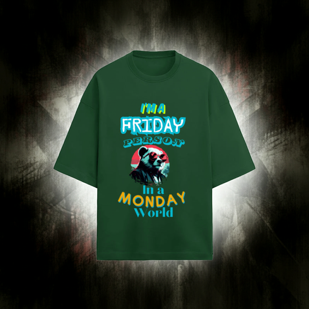 Friday Person! - Unisex Oversized Tee
