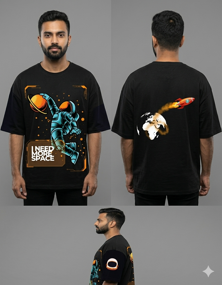 Need More Space - Oversized Tee